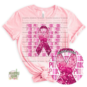 PINK - Breast cancer awareness ribbon ￼