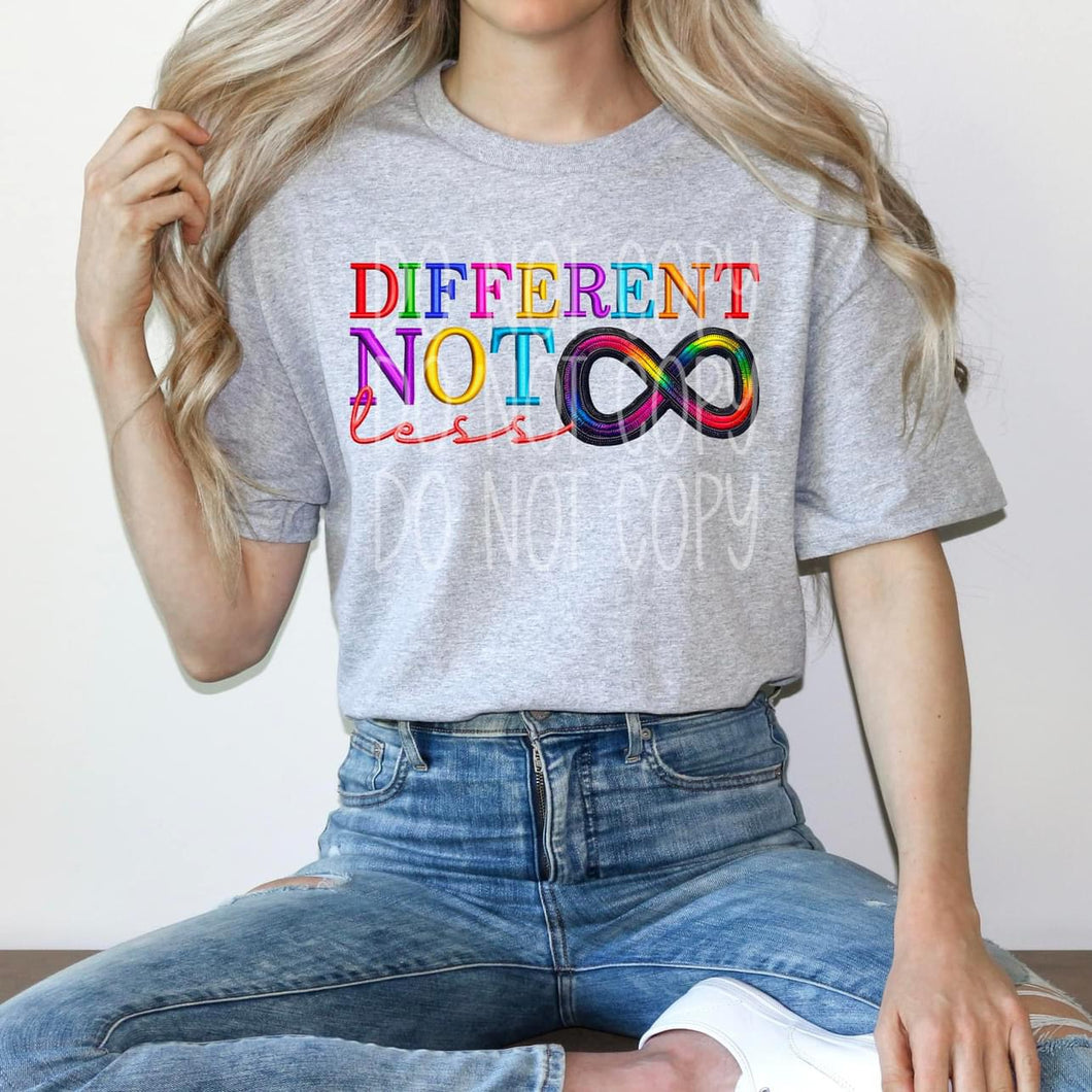 Different not less