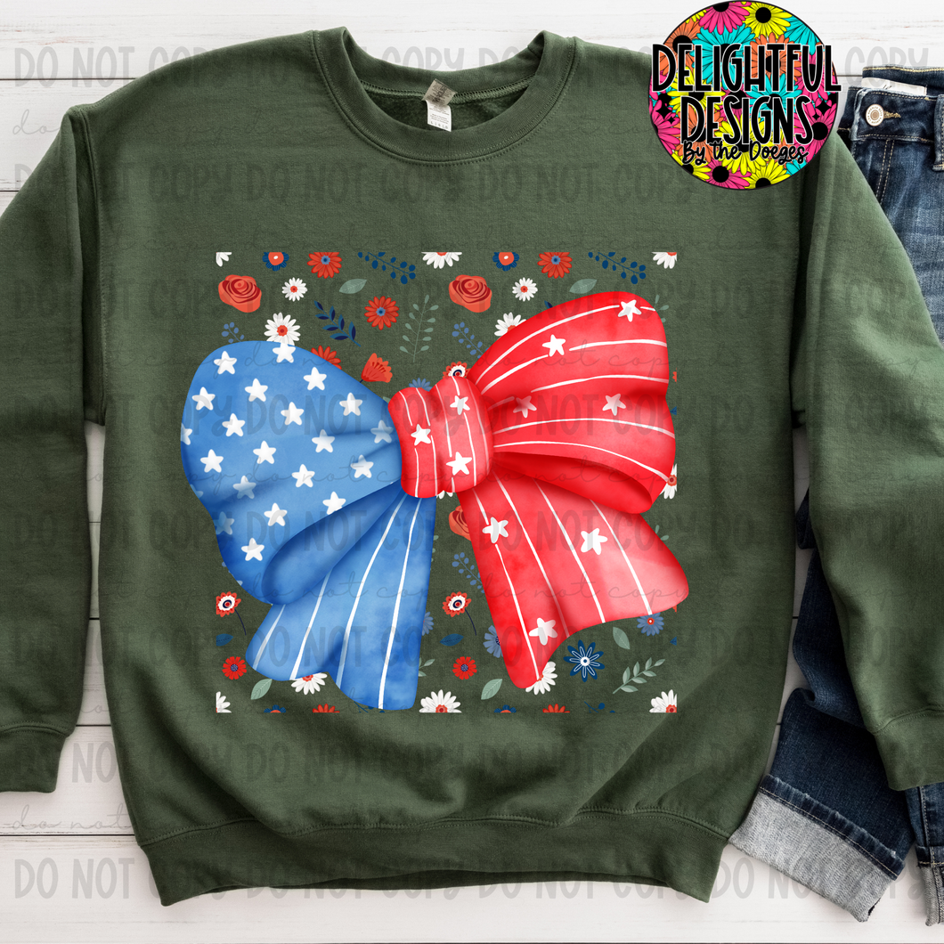 Florals and bow USA