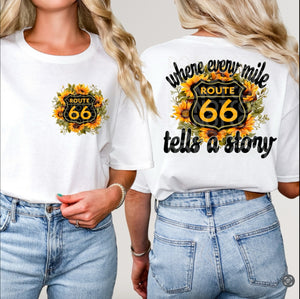 Route 66 where every mile tells a story, with pocket