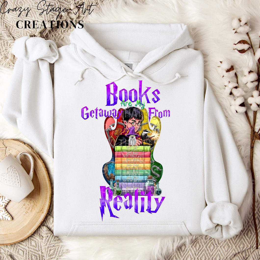 Books are a getaway from reality