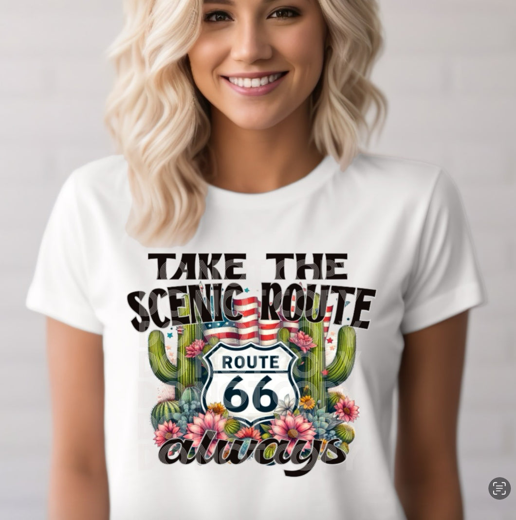 Take the scenic route always Route 66