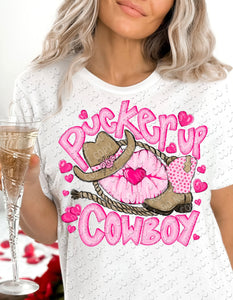 Pucker up cowboy