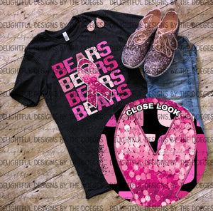 Youth Bears pink-out