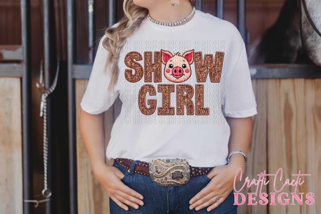 Show girl - pig