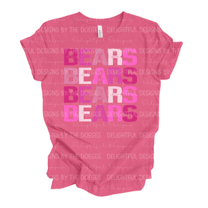 YOUTH Bears pink-out no ribbon